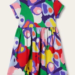 Mini Boden Vibrant Multicolor Dress Sz 6-7